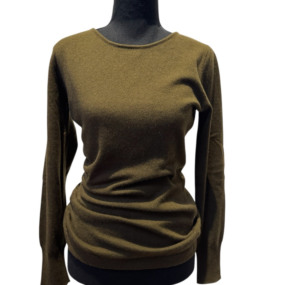 Olive Green Long Sleeve Sweater